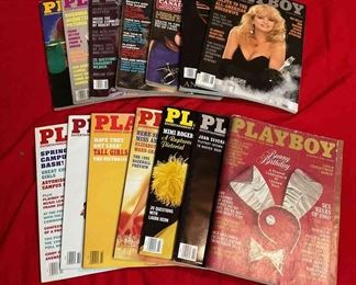Vintage 1980s And 90s Playboy Magazines