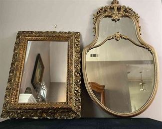 Vintage Gold Mirrors
