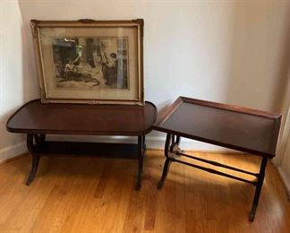 Vintage Harp Tables