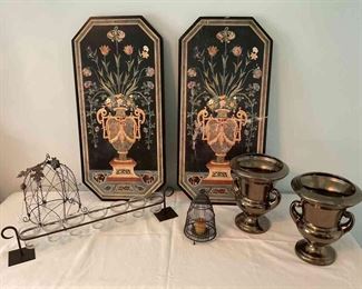 Wooden Panel Vases And More