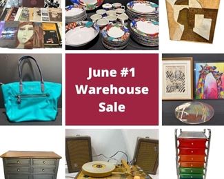 June 1 Warehouse Sale