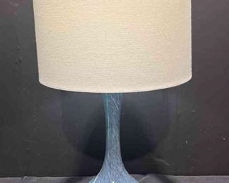 00Blue Glass Lamp