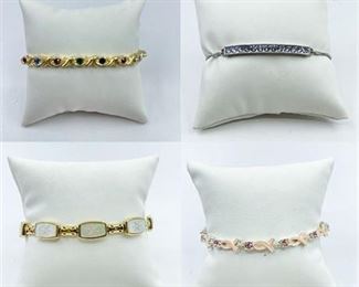Lot 162   0 Bid(s)
Collection of Contemporary Costume Jewelry Bracelets,