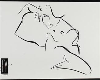 Lot 023   1 Bid(s)
"The Kiss", by Ty Wilson