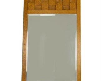 Lot 042   0 Bid(s)
Vintage Lane Furniture Brutlaist Style Oak Wall Mirror