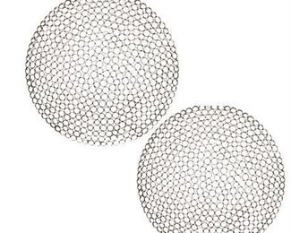 Lot 119   1 Bid(s)
Contemporay Domed Circle Wall Art Set of Two (2)
