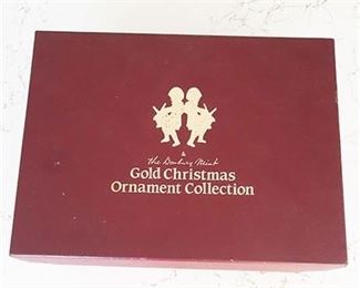 Lot 153   0 Bid(s)
Danbury Mint Gold Christmas Ornament Collection