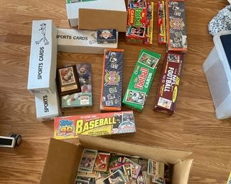 1980's-90's baseball and football cards