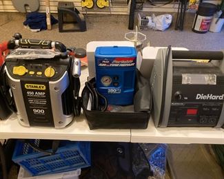 Air compressor and charging units