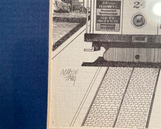 Cable Car Print Signature 