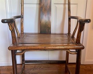 Reproduction Chinese Quing Dynasty Yoke Back Chair