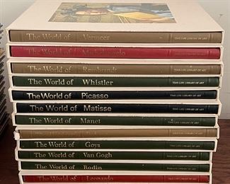 (12) Time-life Library Of Art Hard Back Books With Original Sleeves