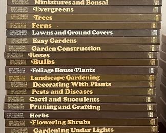 (29) Time-life Encyclopedia Of Gardening Hard Back Books