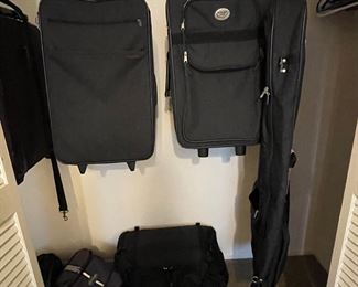 Several pieces of luggage 