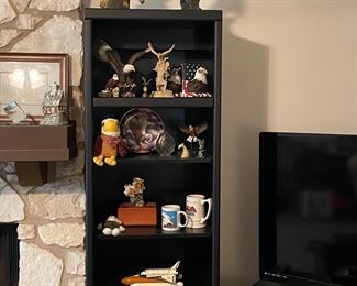 The matching bookcase with the Eagle collection