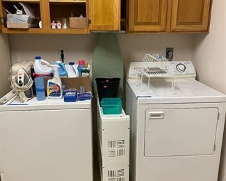 Washer and dryer and lots of household items