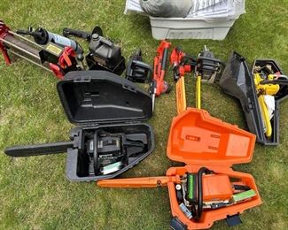 Stihl and Craftsman Chainsaws