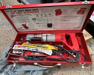 Milwaukee Right Angle and Case