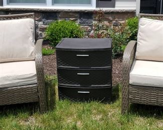 Crosley Patio Chairs Outdoor Storage
