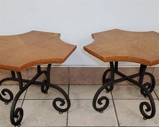 Heritage Cast Iron Wood Tables
