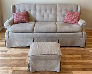 Vintage Wingback Sofa