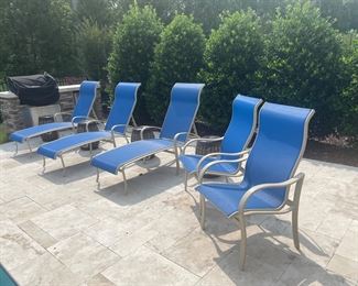Tropitone poolside chairs