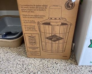 White mountain ice cream maker