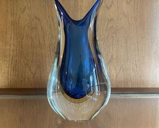 Murano glass vase