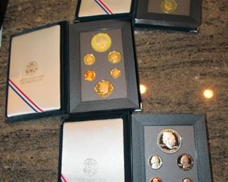 US Mint 1990 Prestige proof sets