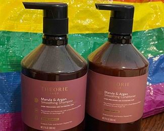 Set of shampoo and conditioner by Theorie retails for $60