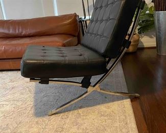 Replica Barcelona chair. Missing one button. Retails for $800