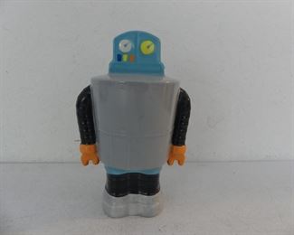 Ceramic Robot Piggy Bank - 8½" Tall