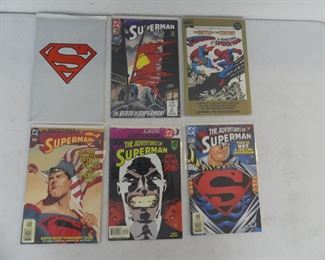 6 Superman Comic Books