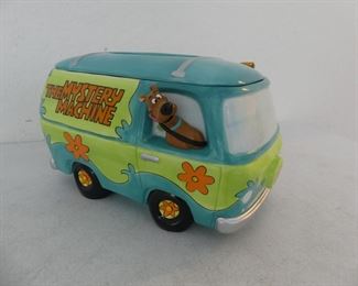 Vintage 2000 Rare Hanna-Barbera/Treasure Craft Scooby Doo & Shaggy Mystery Machine Cookie Jar