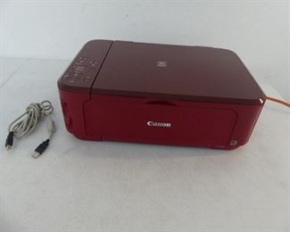 Canon Prixma All-in-One Wireless Color Inkjet Printer/Scanner with Mobile & Tablet Printing Model #MG3620 - Red