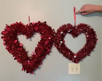 Valentine’s heart decorations 