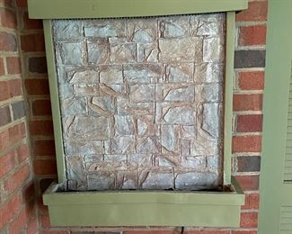 Fountain wall hanging