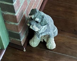Schnauzer statue