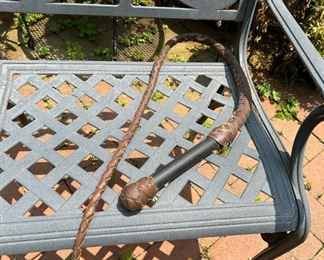Leather bull whip