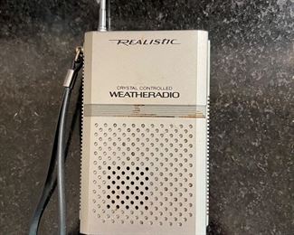 Realistic weather radio
