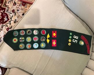 Vintage Girl Scout sash