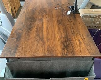 Desk. Light sold separately 