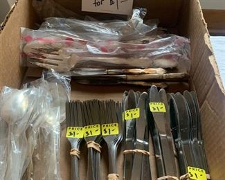 Various silverware. Great for college bound students!!