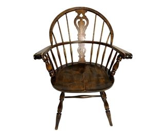 Antique English Style Windsor Armchair 