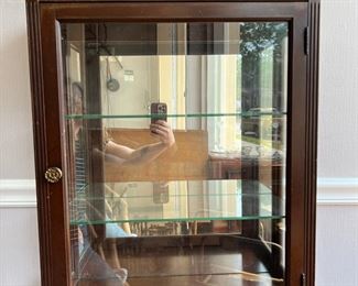 Butler Vintage Mirror-Back Display Case
