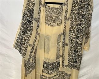 Loretta Di Lorenzo Made In Italy Blouse, Cape & Scarf - Exquisite Silk Fabric! 
