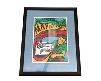 J. MacPhee Signed "Hudson Mohawk May Day 2007" Workers' Rights Limited Edition Lithograph