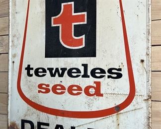 Teweles Seed DEALER Advertising Sign