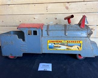 Lightning Express Pressed Steel Ride Along Toy