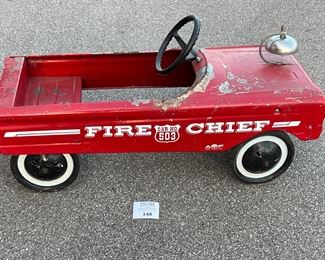 Fire Chief pedal car